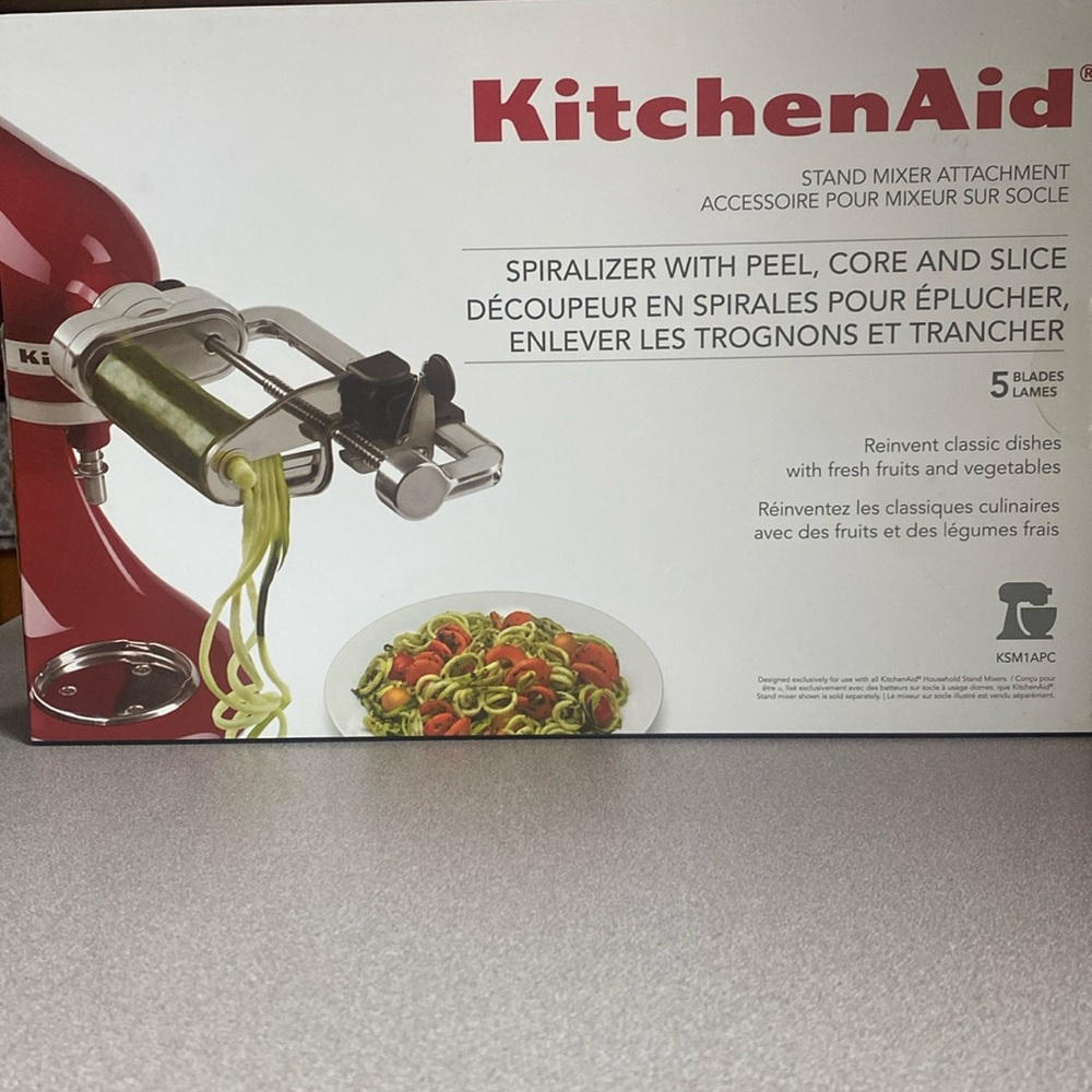 Kitchen Aid spiralizer stand mixer attachment